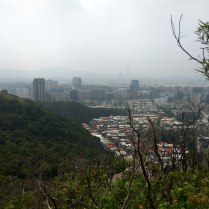 Vue trouble sur Taipei à cause de la pollution